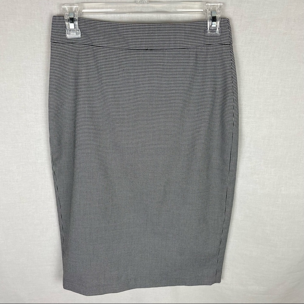 Zara Basic Business Casual Patterned Pencil Skirt